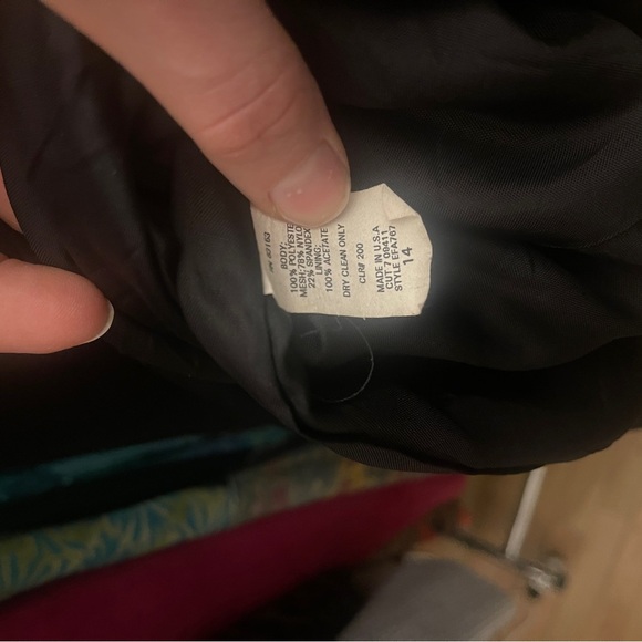 90s Vintage Black Sheath Halter Maxi Dress Size 14 - Picture 10 of 10